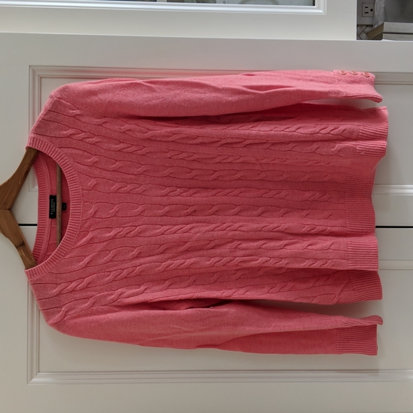 Talbots Sweaters - Lambswool blend Talbots cable knit sweater, size 1XP